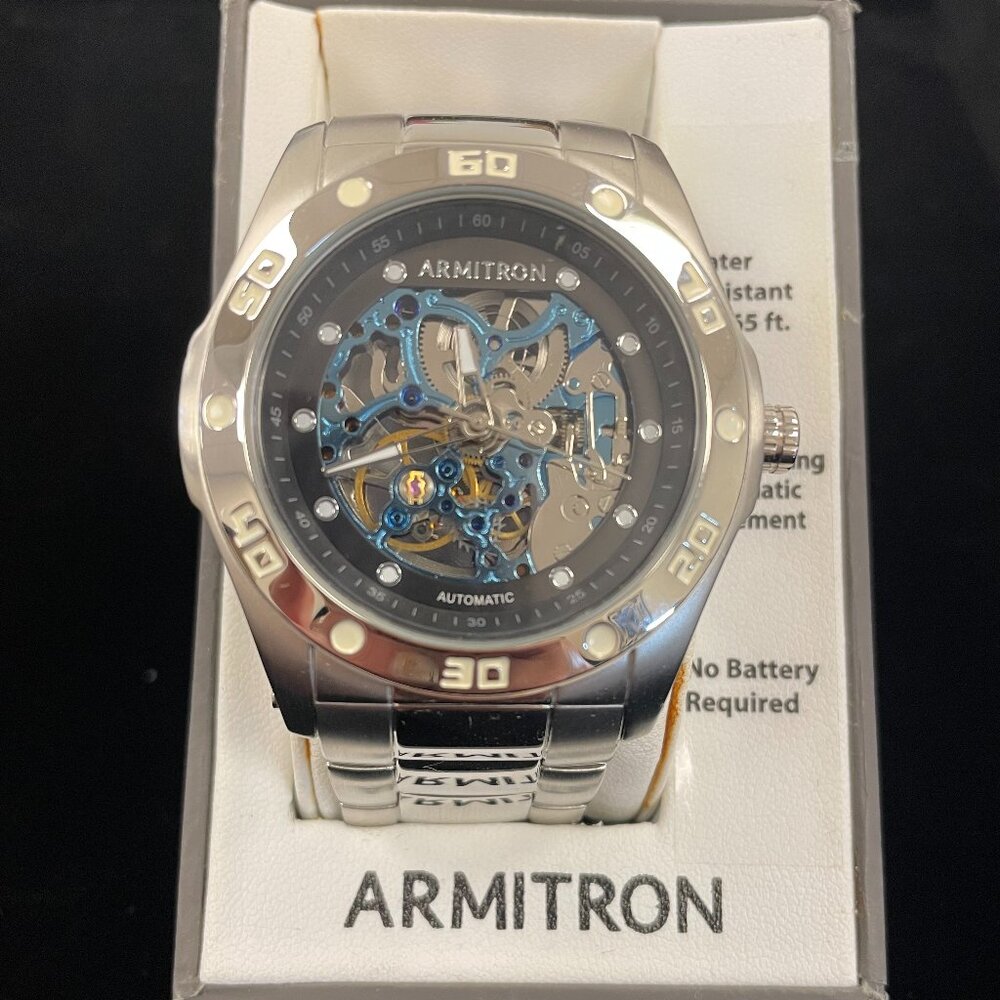 NWT Men's Armitron Skeleton Dial Automatic Watch